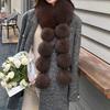 Long Faux Fox Fur Scarf Women Winter Warm Soft Furry Scarves Casual Lady Outdoor Neck Warmer Collar