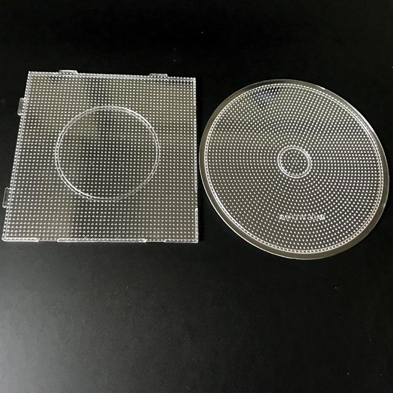 Transparent 2.6mm Large Square Perler Bead Template - High-Temperature Resistant, Eco-Friendly DIY Puzzle Tool