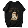 Men T Shirt Kitty Biscuits We Knead Em You Need Em Cat Lover Baking Trendy Gifts Y2K Graphic Customized Unisex Tops T Shirts