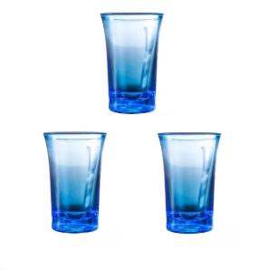 1-4 ks Plastové panáky, 2oz Panáky na whisky ve tvaru kulky, Odolné Party Bar Svatba Nápojové sklo, Opakovaně použitelné Ekologické Koktejl Vodka