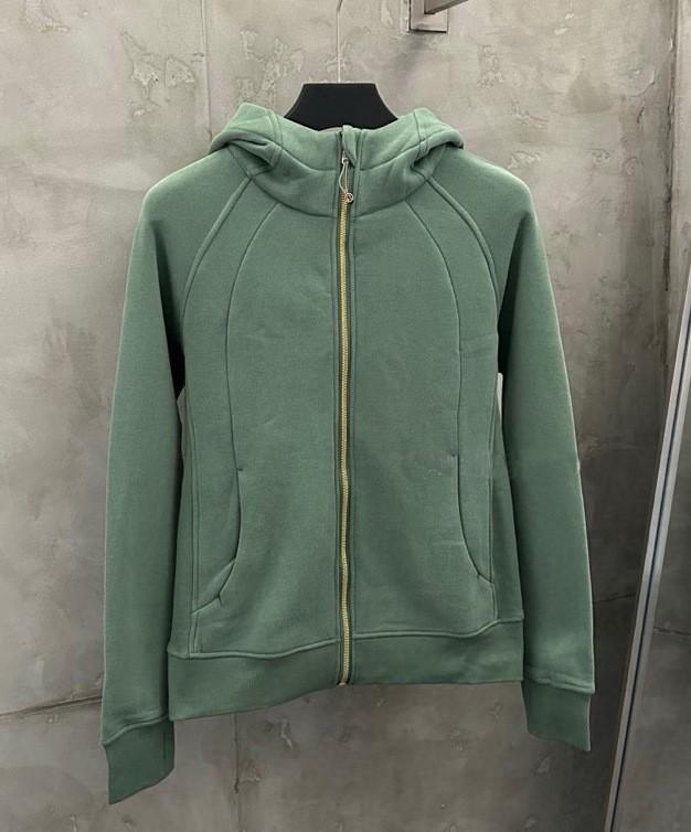 Damen Schlanke Kapuzen-Scuba-Jacke mit Fleece - Herbst/Winter Lässiges Reißverschluss-Sweatshirt