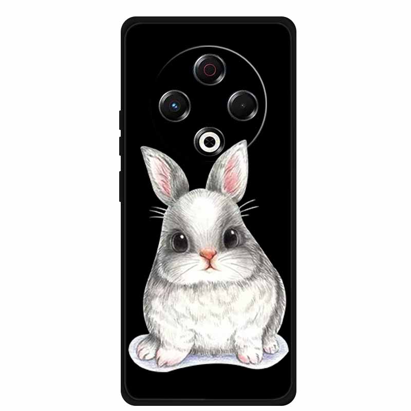 Coque For Tecno Spark 30 4G Case 6.78" Cartoon Cat Black Silicone Soft Back Cover Case For Tecno Spark 30 Case Spark30 Funda Bag