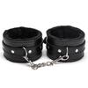 Sex toys sm props anti-back bondage cross buckle plush 3-piece set sm tuning binding handcuffs foot cuffs adult self bondage