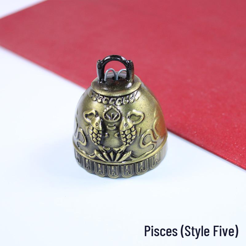 Antikes Drachen-Windspiel Glockenornament für Feng Shui
