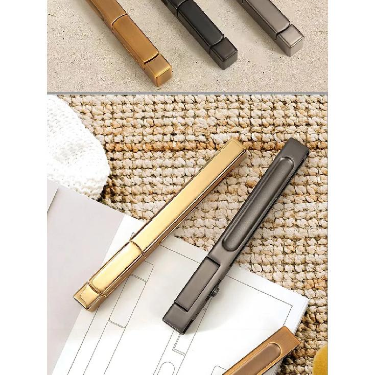 Single-Side Invisible Sizzle Lock Single-Side Lock For Interior Bedroom Background Door Secret Lock Hidden Black Door Handle