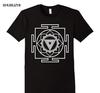Kali Yantra Symbol Tshirt Goddess Hindu Hinduism Yogatraining Fullfigured T Shirt Novelty Cool Tops Mens Short Sleeve Tshirt