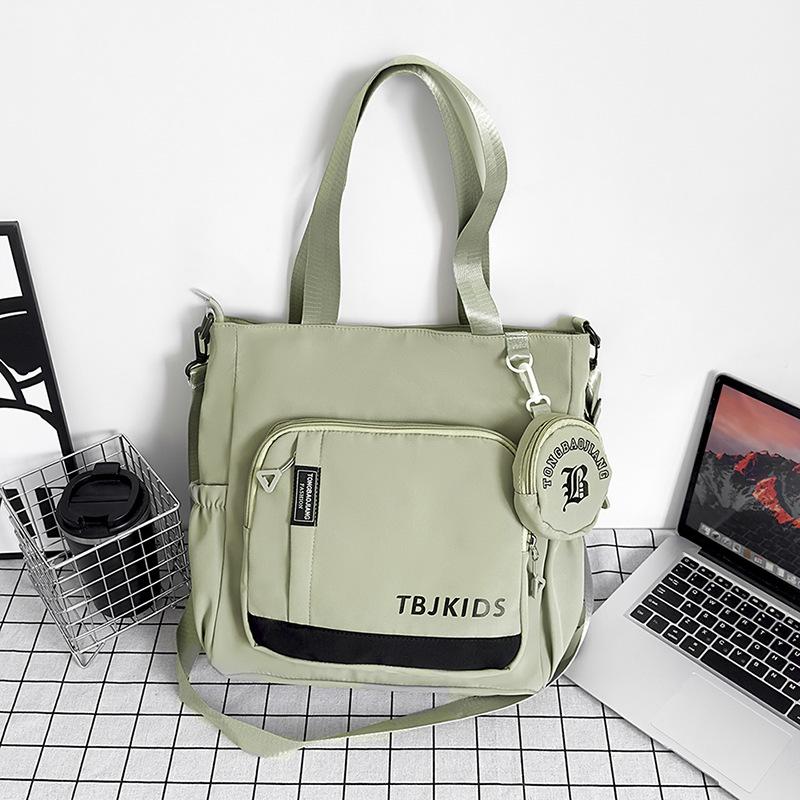 Stylish Simple Make-Up Shoulder Bag Multifunctional Junior High School Student Crossbody Schoolbag Large Capacity Men'S And Women'S Casual Backpack