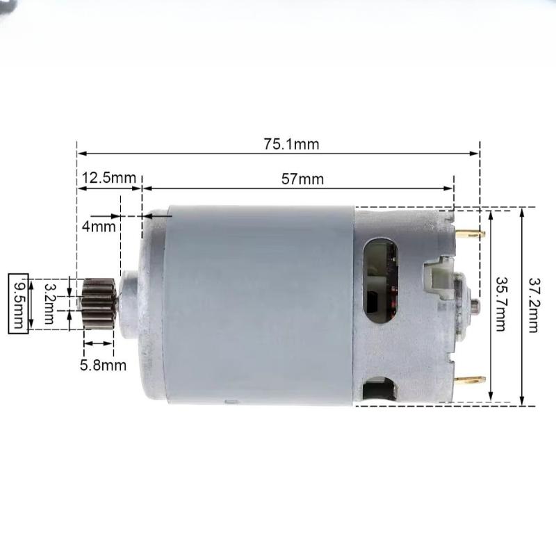 Precision 21V 14 Teeth Brushed Motor for Superior Power Tool Performance and Durability