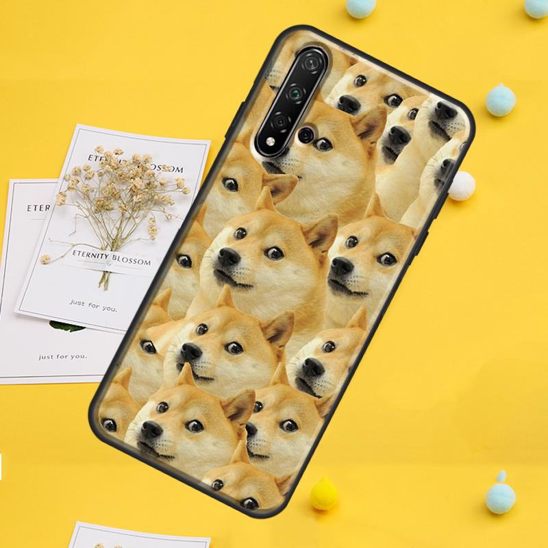 Doge Meme Kabosu For Huawei Nova 10 9 SE 12s 12i 11i 8i Y91 Y90 Y60 Y70 Y72 Y61 P20 P40 P30 Lite P60 Pro Case