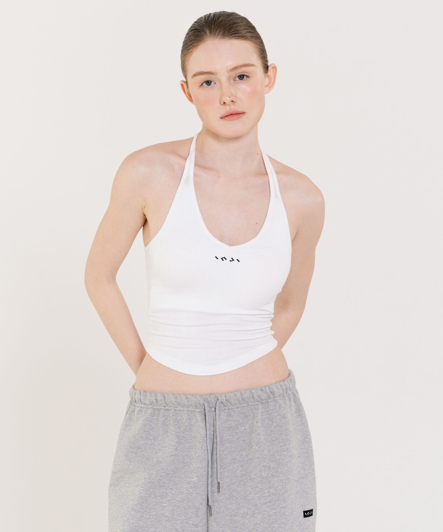 Ingi Active Soft Halterneck Sleeveless White One