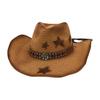 Beach Tourism Mountaineering Ladies Sunscreen Tibetan Hat Hat Tide Western Cowboy Straw Hat Outdoor Knight Sun Hat
