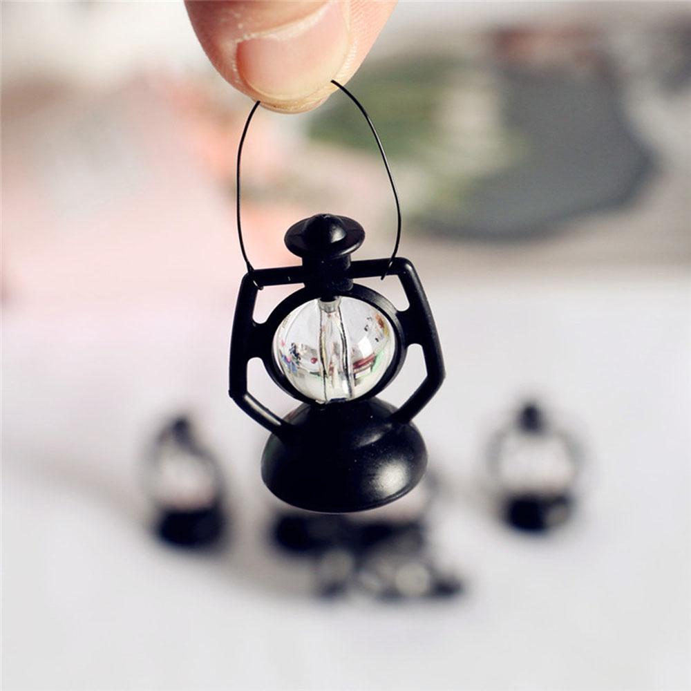 Decor Pretend Play Dollhouse Accessories Scene Ornaments Miniature Oil Lamp Mini Kerosene Lantern