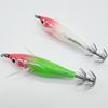 80mm 6g Glowing Squid Jig Round Belly Wooden Material Squid Fishing Hook Glowing Feature Horizontal Wooden Shrimp Night Fishing