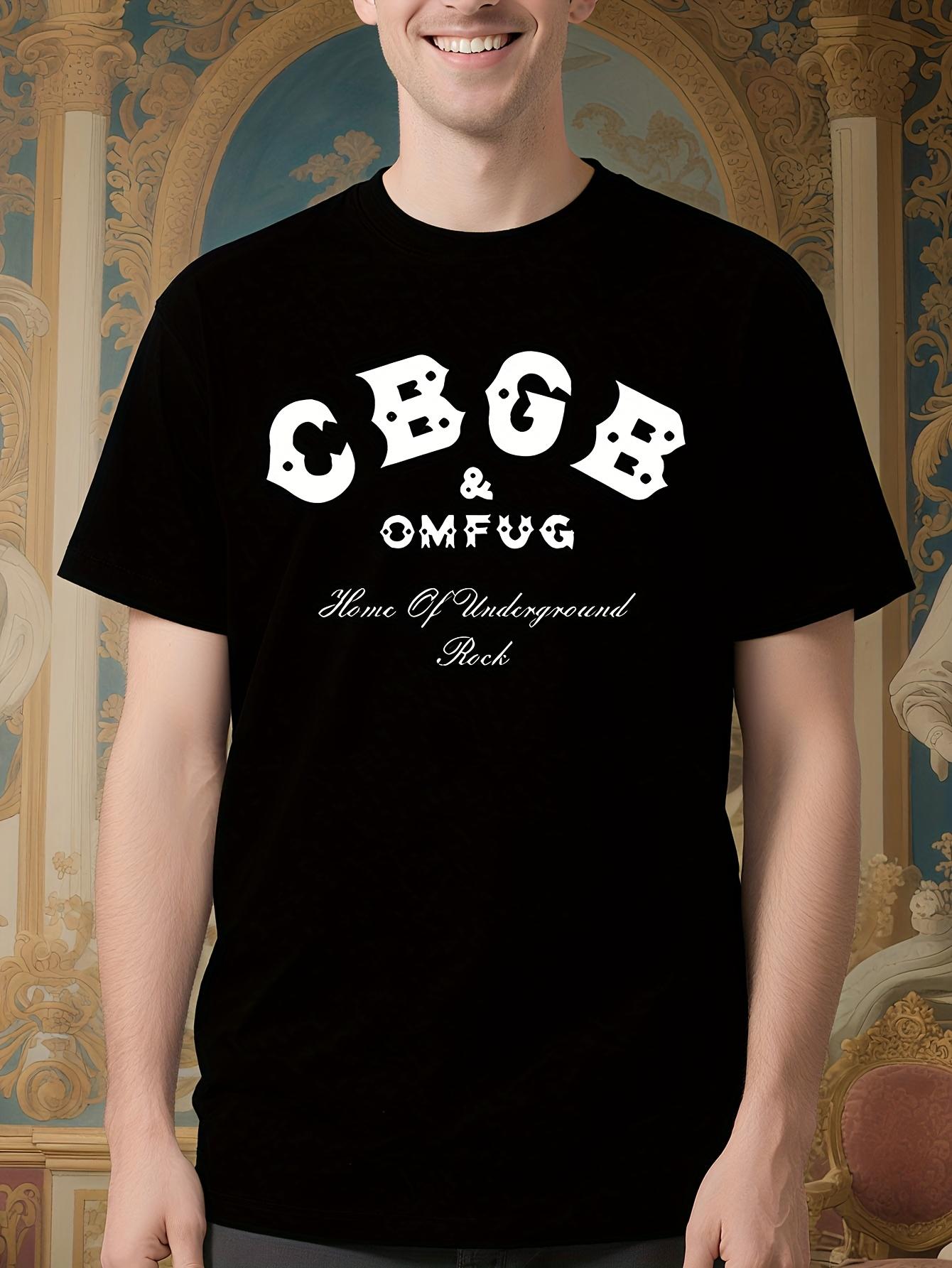 CBGB OMFUG Punk Rock Vintage Graphic Tshirt for Men and W... S