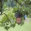 Modern Minimalist Hummingbird Acorn Bird Feeder Resin Craft Garden Decor Item