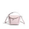 Leather shoulder messenger bag handbag fashion light luxury pillow bag women's bag simple zongzi bag