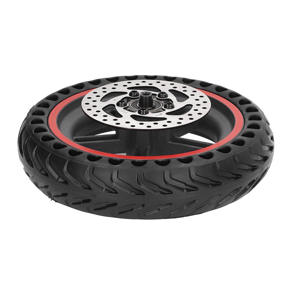 Elektrisk scooter bakdekk honeycomb aluminiumslegering og gummi med 110 mm skivebrems bakhjul for