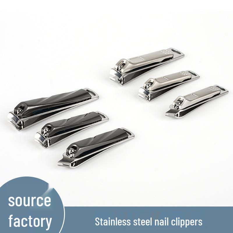 Large & Small Stainless Steel Anti-Splatter Nail Clippers Set Small