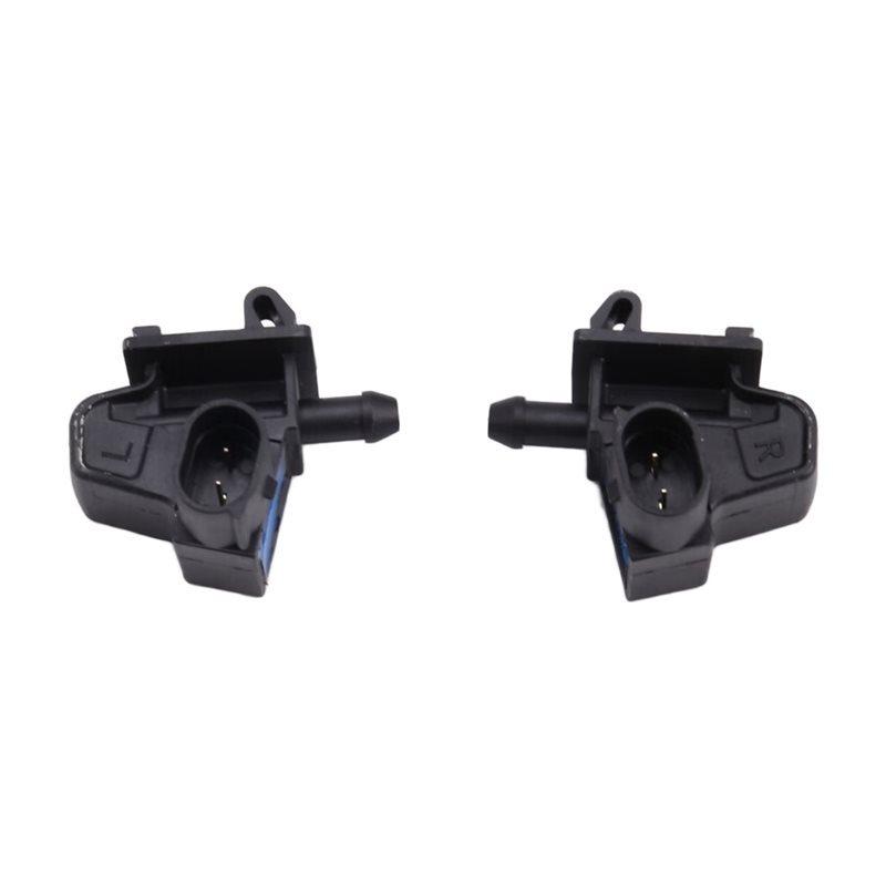 Windshield Washer Nozzle 1 Pair 4B0955987 4B0955988 With Heating For A6 1999-2005 Windscreen Cleaning Water Jet