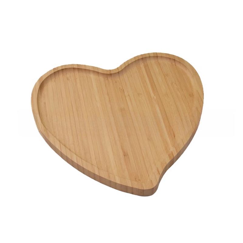 ZISIZ Japanese Style Irregular Bamboo Wood Tray Set