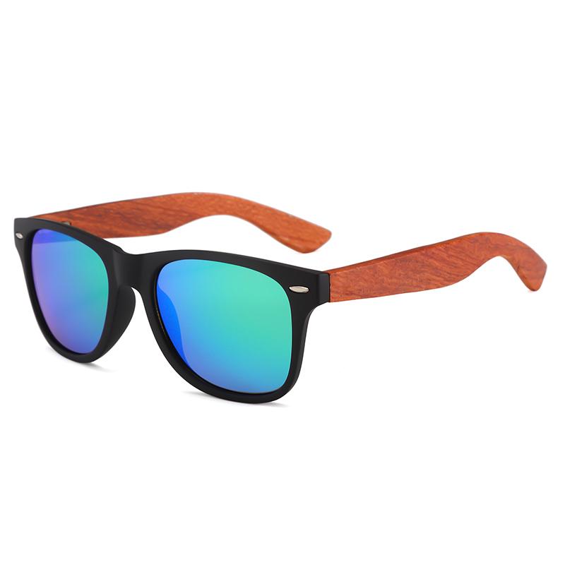 Brand Classic Wooden Square Sunglasses Vintage Fashion Women Men Brand Sun Glasses Retro Outdoor Driving Man Lady Glasses Uv400