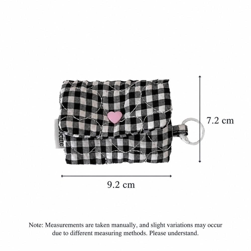 With Keyring Earphone Bag Lightweight Coin Purse Pouch Cute Mini Earphone Pouch for AirPods