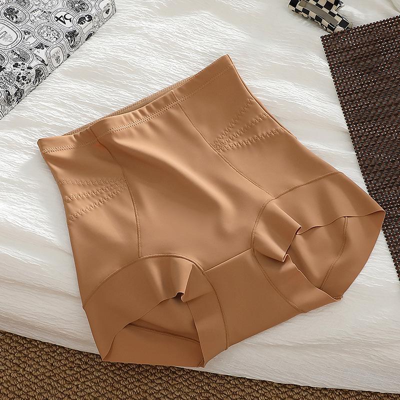 Women's Spring and Autumn Three-dimensional Belly Retraction Hip Double Layer Panties