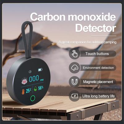Détecteur de monoxyde de carbone pour camping-car, détecteur de CO pour véhicule de camping, détecteur de qualité de l'air pour voyage à domicile