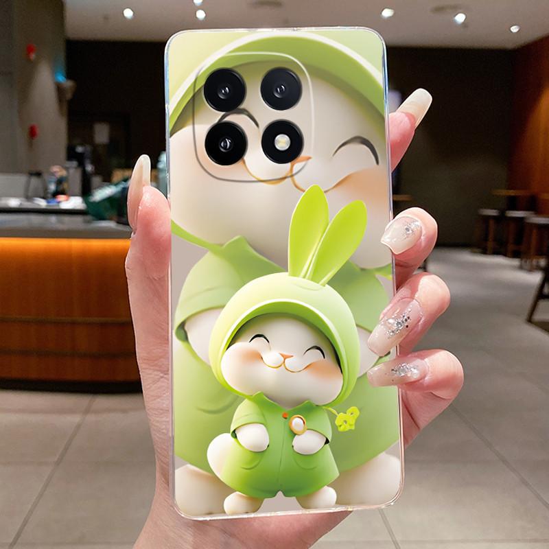 Phone Case For Vivo iQOO 15 Cat Wearing Pink Sunglasses Pattern Transparent TPU Soft Cover Shockproof Couple Protective Shell
