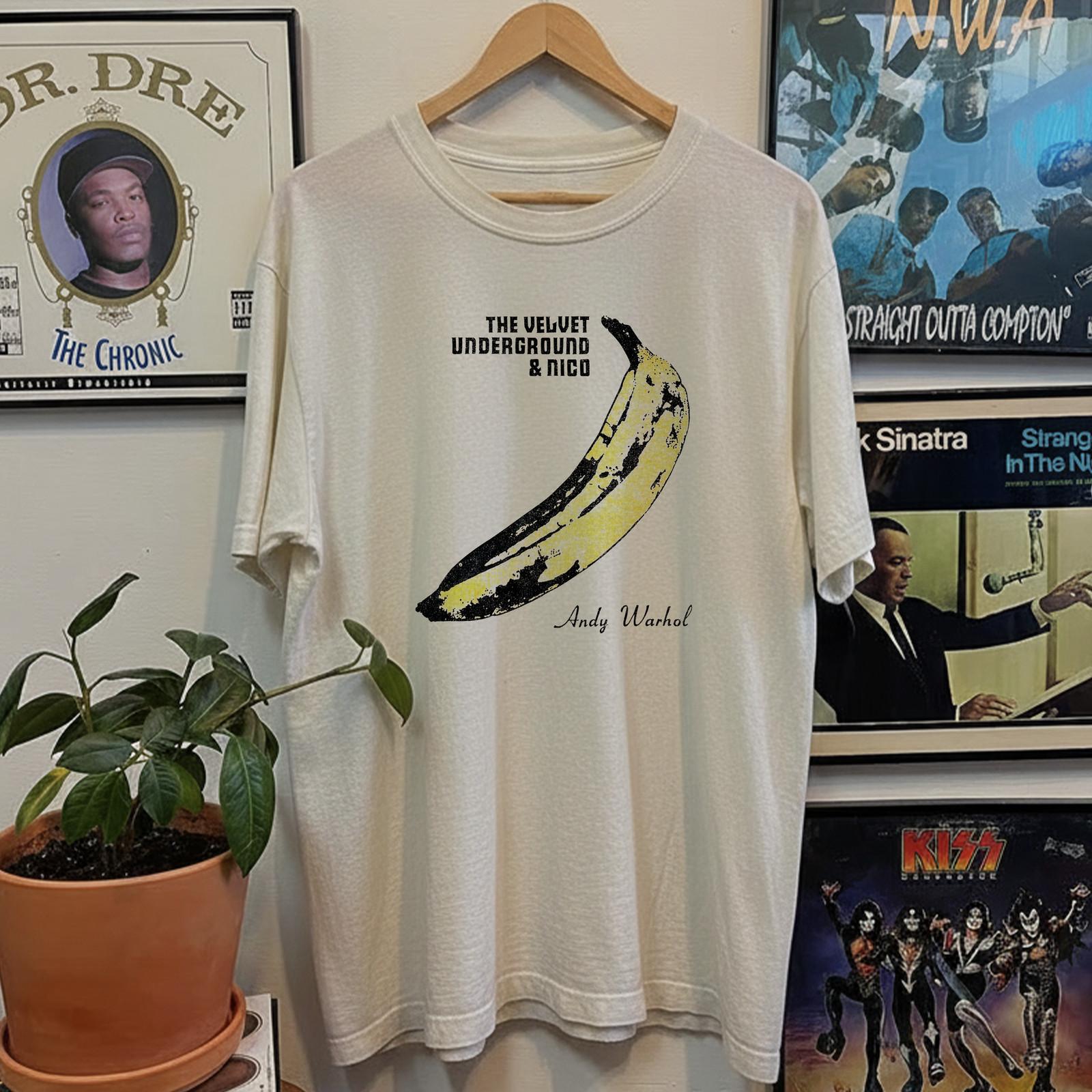 2000s The Velvet Underground & Nico Washed T-Shirt White L XL