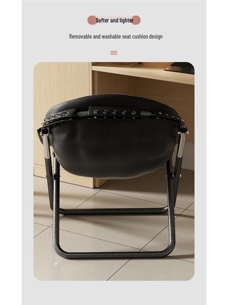 Versatile Recliner: Moon Chair, Folding Balcony Sofa, and Dorm Nest.