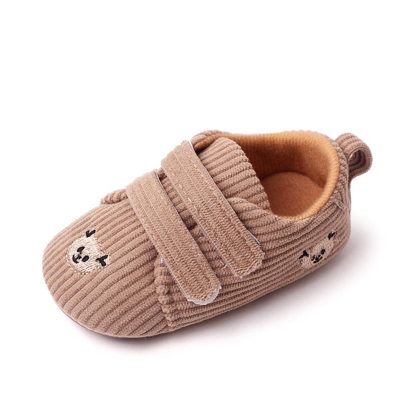 

1 пара нескользящей обуви для новорожденных, обувь для первых ходунков, для мальчиков и девочек 11cm светло-коричневого