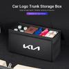 Car Trunk Organizer Box Large Capacity Auto Storage Bag Tools For KIA Sportage Seltos Sorento K3 K4 Soul Carnival EV6 EV9 K5 EV5