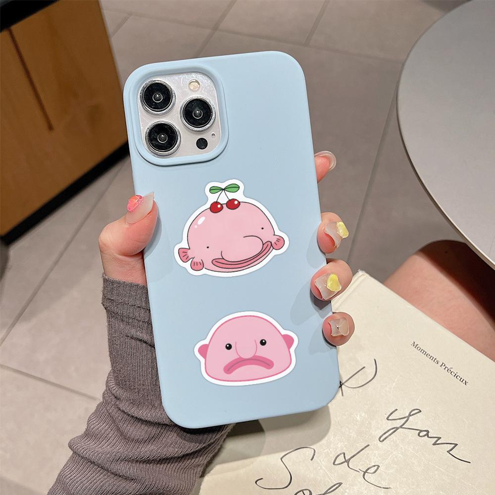 60 New Blobfish Animal Graffiti Stickers Suitcase Notebook Scooter Water Cup Waterproof Stickers