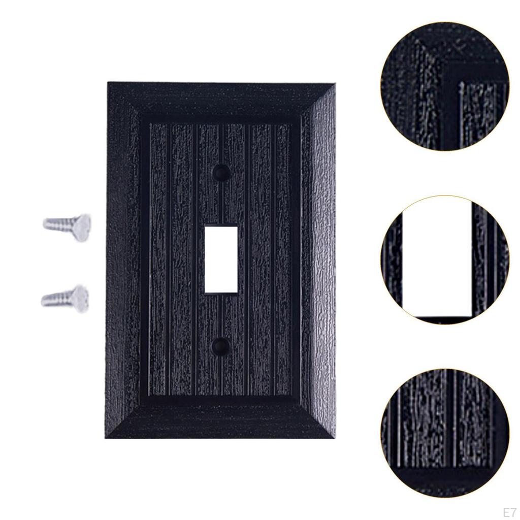 3 Pack Electrical Outlet Faceplates, Easy Installation Covers