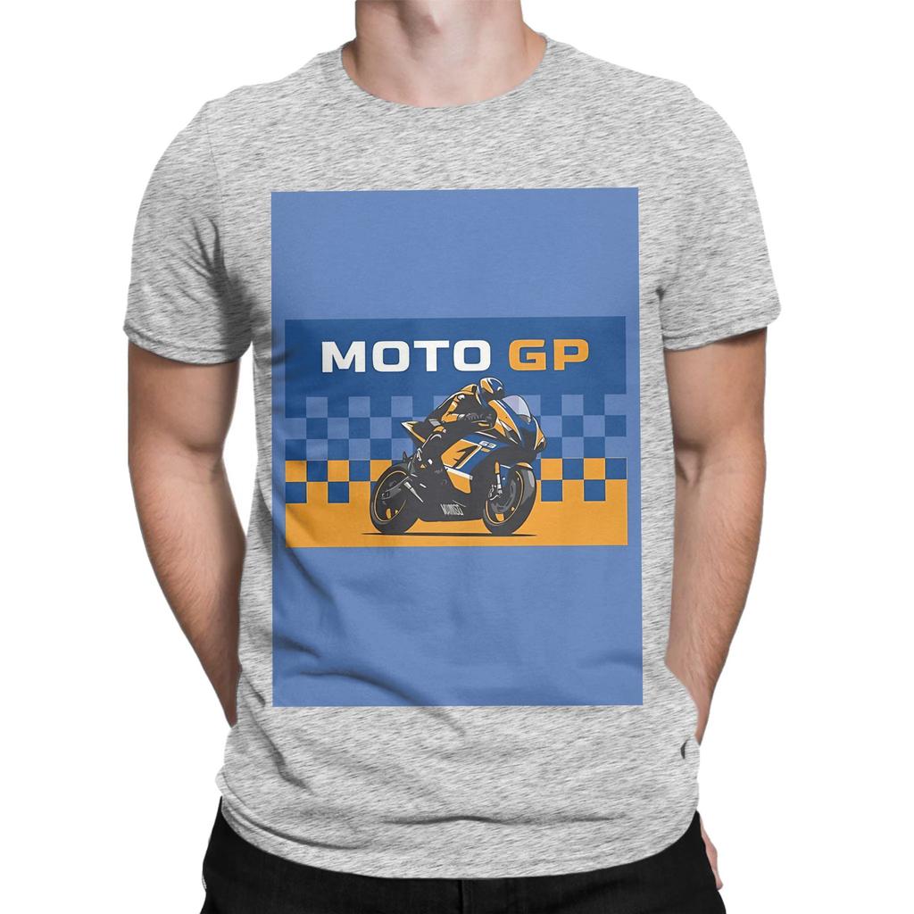 MotoGP Motorcycle Racing Design Funny 100 Cotton TShirt moto the gp Tees Tops For Unisex