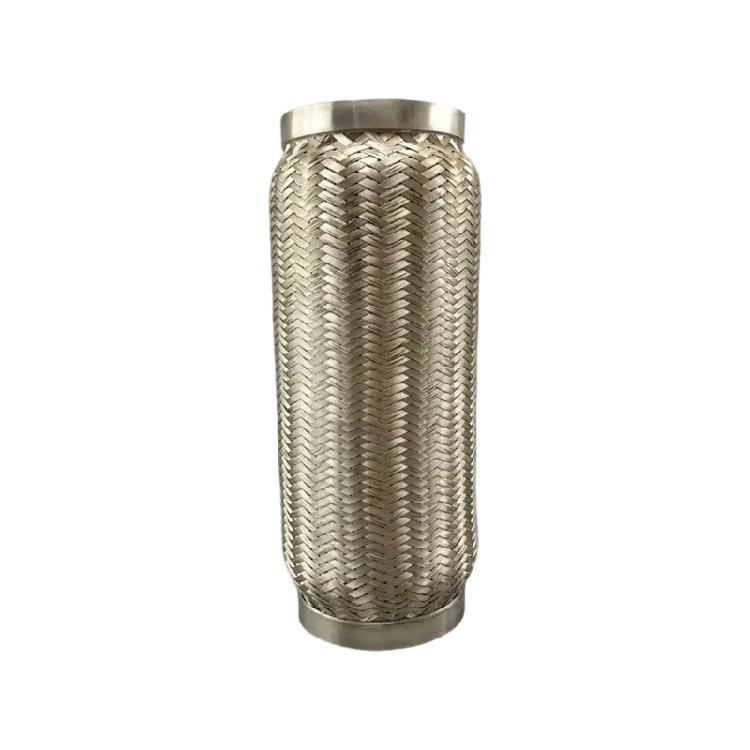 Steel Exhaust Flexible Pipe Double Braid Heavy Duty Exhaust Flexible Pipe Automotive Exhaust Part Long Lasting Exhaust Pipe