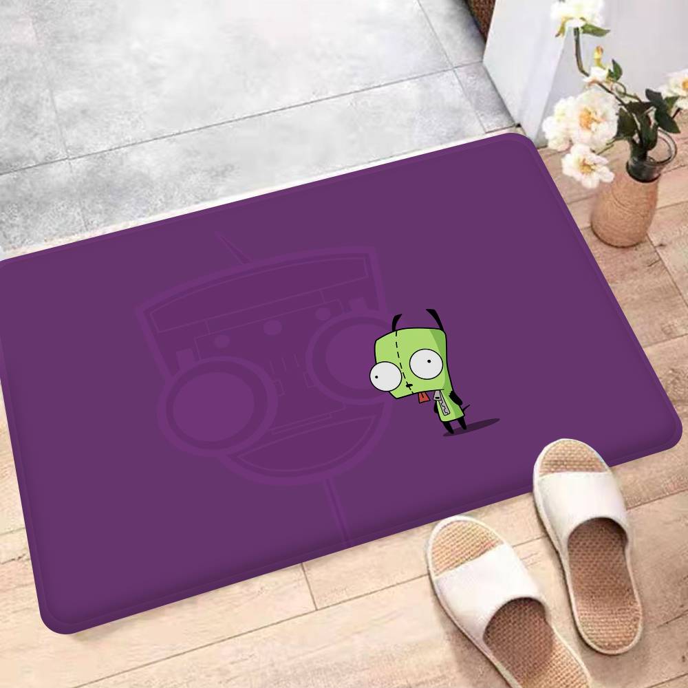 

TV Series I-Invaderes Z-ZIM Floor Mat INS Style Soft Bedroom Floor House Laundry Room Mat Anti-skid Bedside Area Rugs 40x60 cm