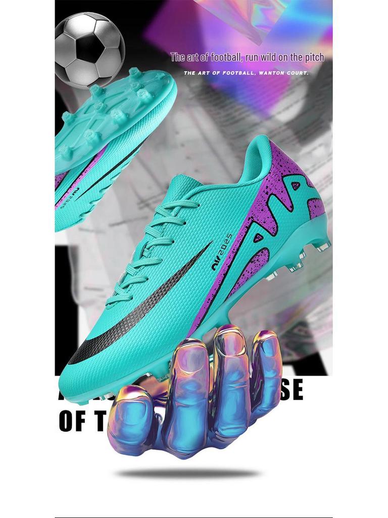 Футбольні бутси Ronaldo AG TF для дорослих та молоді: Чоловічі та жіночі професійні довгі шипи для тренувань