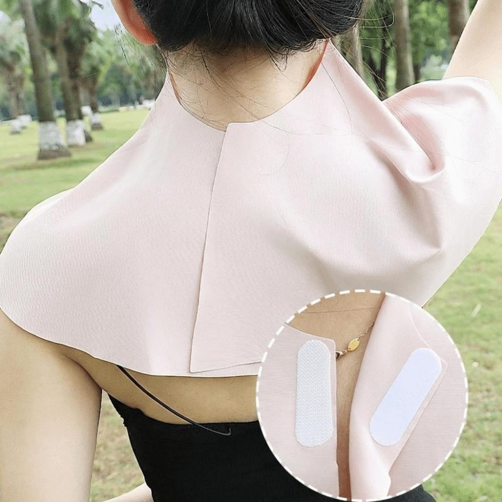 Solid Color Ice Silk Face Veil Polyester Neck Wrap Simple Sunscreen Mask  Male