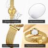OLEVS Women's Watches Simple Fashion Original Watch Stainless Steel Mesh Strap Waterproof Luminous Watches For Women