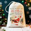 Personalized Christmas Santa Gift Bag Special Delivery From Santa Christmas Drawstring Bags New Year Holiday Party Favors Advent