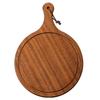 10-inch Sapele Wood Round Pizza Serving Board