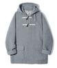 Partimento Wool Toggle Hooded Duffle Coat Grey