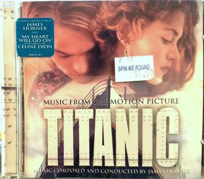 CD JAMES HORNER - Titanic (Music From The Motion Pict SK63213 Sony Music Soun 1997 US Movies & DVD Used