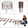 KADAX Wooden Garden Palisade Edging 185cm