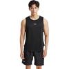 Li Ning Tank Tops Men's Black Crew Neck Moderate Straight Fit MBLWTU063-2