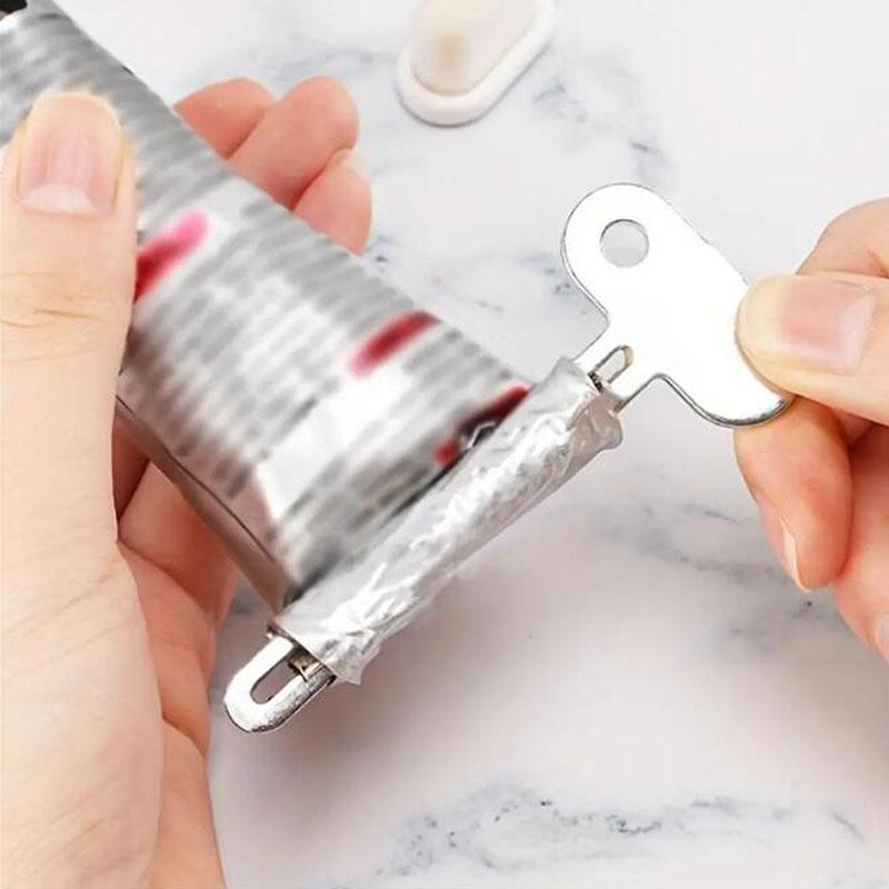Creative Metal Key Stainless Steel Toothpaste Tube Squeezers Simple Toothpaste Roller Ointments Cosmetics Bathroom Accessories