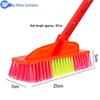 Blue Whale Sanitation Plastic Brooms with Wooden Handle (5-Pack)