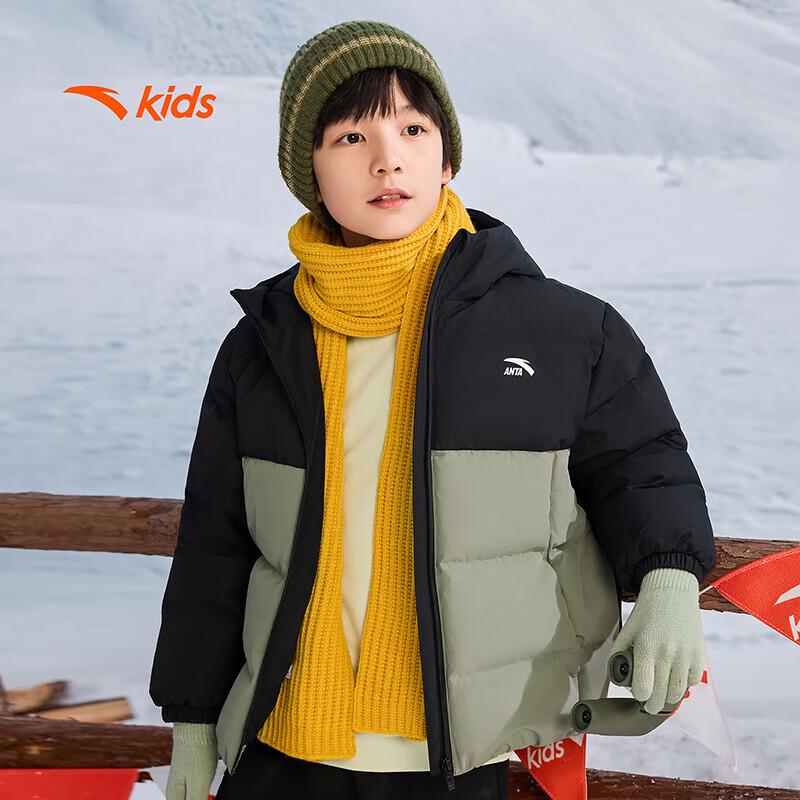 Anta Kids 2025 Winter Hooded Duck Down Jacket A72547901 170